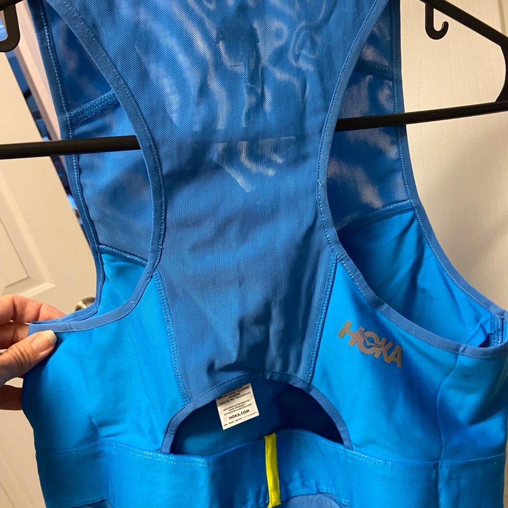 Hoka Vibrant Blue Mesh Tank - Picture 3 of 4